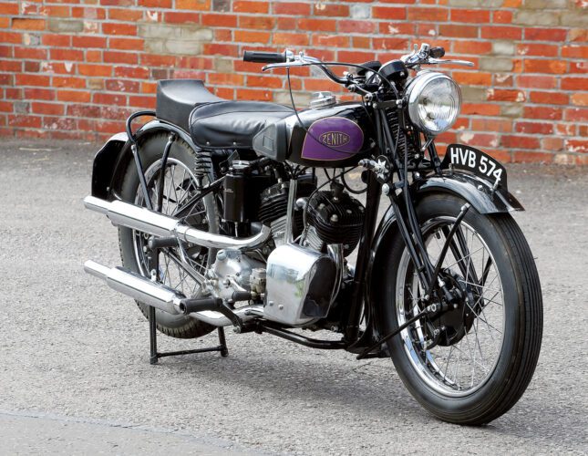Best Kept Secret 1950 Zenith Big Twin Motorcycle Classics